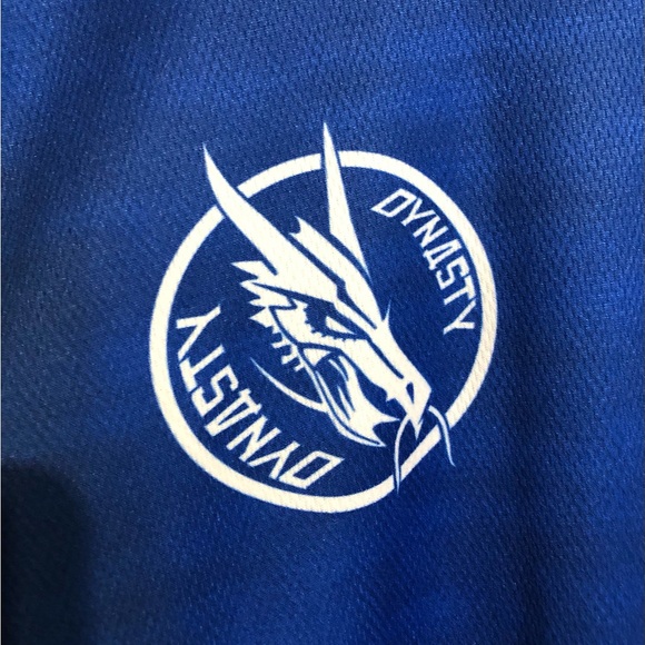 HK Army Dynasty Men's Black Blue Acid Dryfit Paintball Jersey M Made in USA - Picture 5 of 13